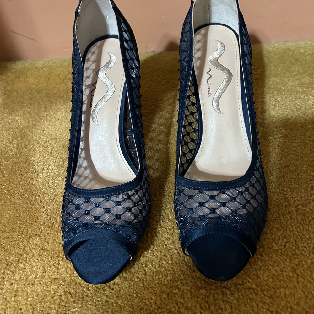 Mina Blue Dress Shoes